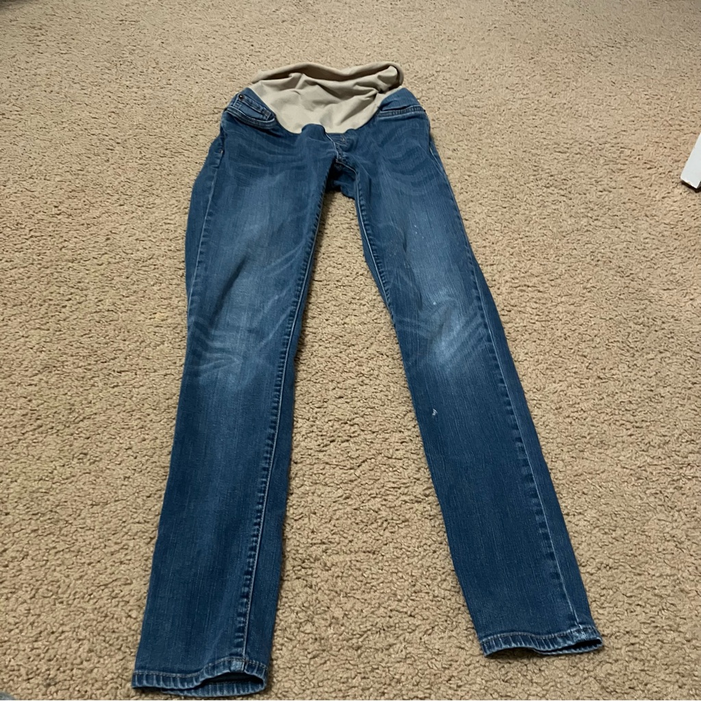 Blue Denim Maternity Jeans